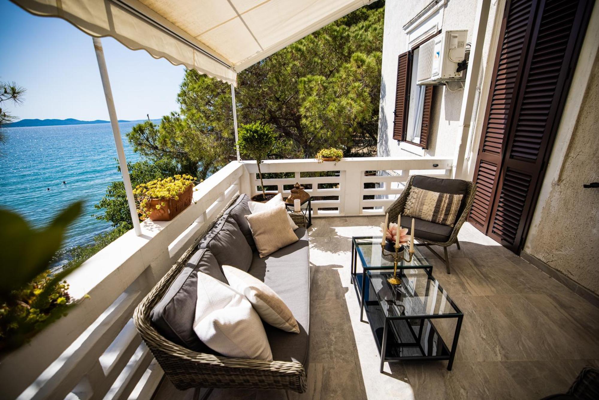 Zadar Center Beach Apartment - Directly On The Sea Eksteriør billede