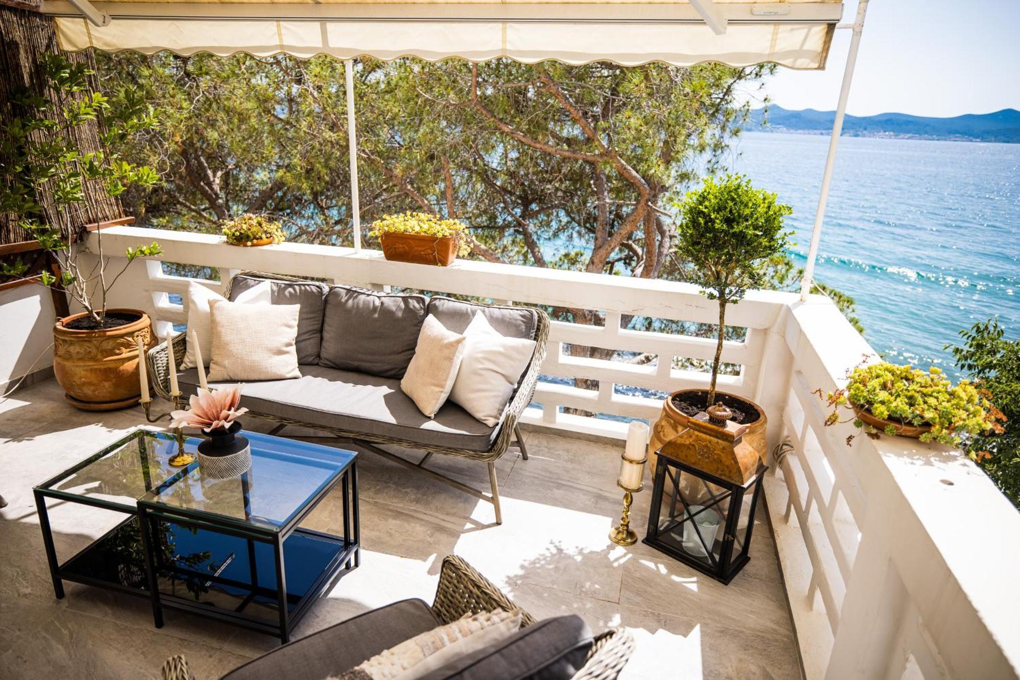 Zadar Center Beach Apartment - Directly On The Sea Eksteriør billede